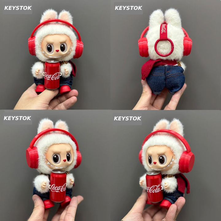 π§ AMU Piggy x Coca-Cola Plush Keychain Doll