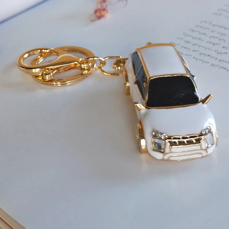 Luxe Mini Car Keychain