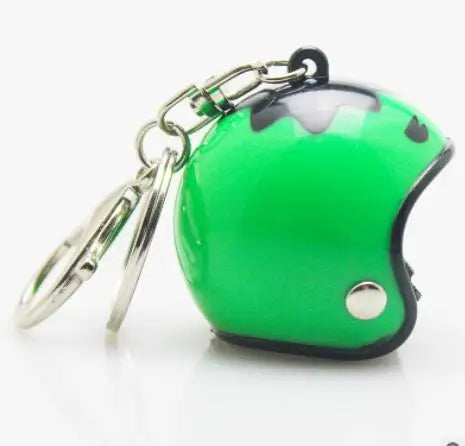 β Mini Helmet Keychain β Colorful Biker Style Charm ποΈ