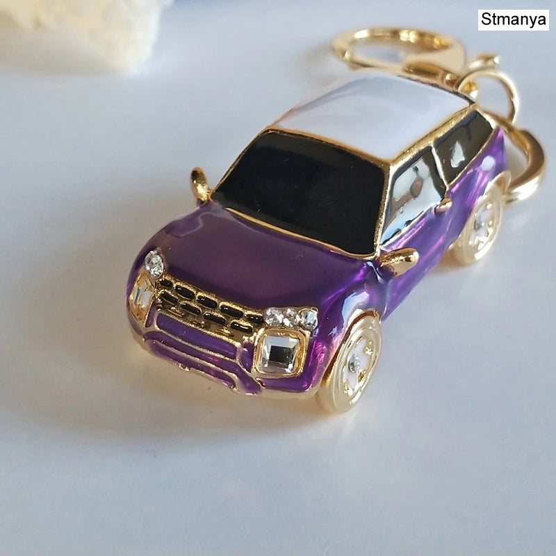 Luxe Mini Car Keychain