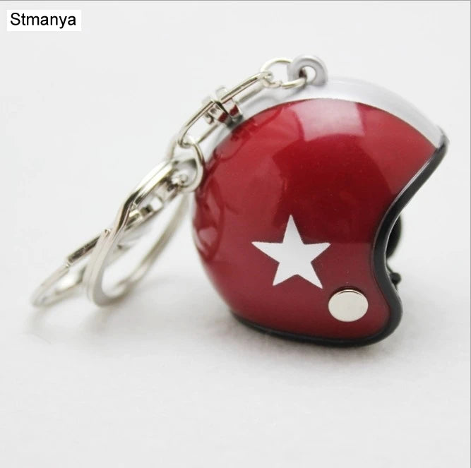 β Mini Helmet Keychain β Colorful Biker Style Charm ποΈ