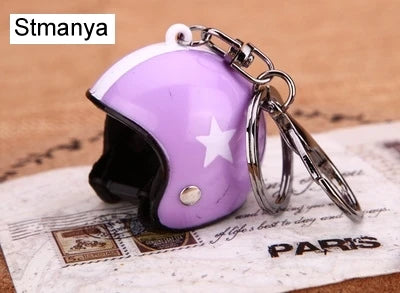 β Mini Helmet Keychain β Colorful Biker Style Charm ποΈ