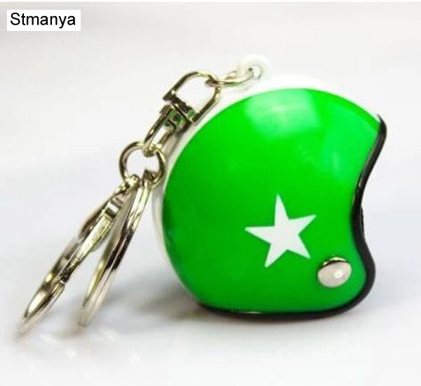 β Mini Helmet Keychain β Colorful Biker Style Charm ποΈ