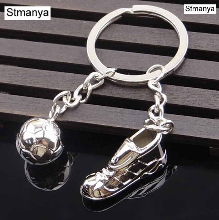 Mini Soccer Shoe And Ball Keychain