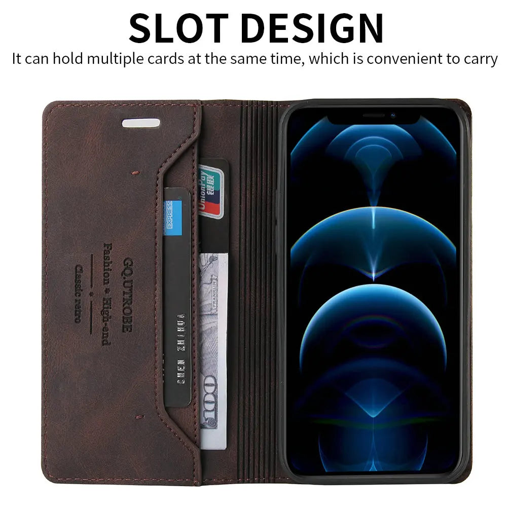 GuardianShield RFID Leather Wallet Case