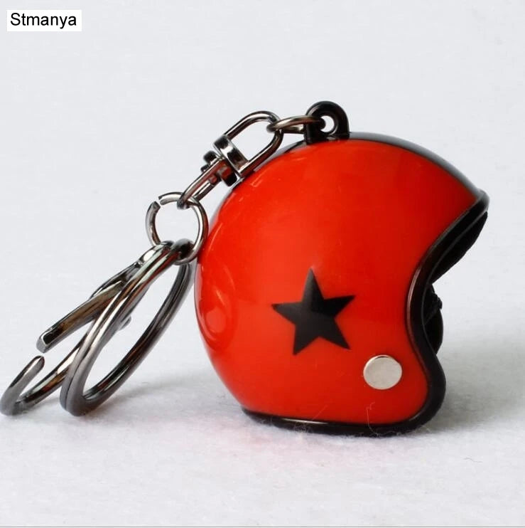 β Mini Helmet Keychain β Colorful Biker Style Charm ποΈ