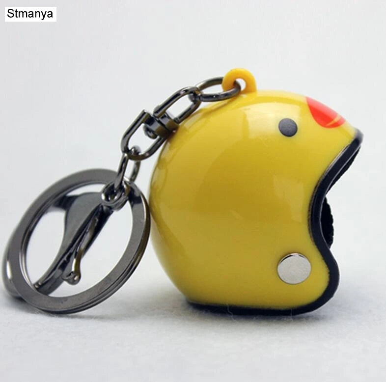 β Mini Helmet Keychain β Colorful Biker Style Charm ποΈ
