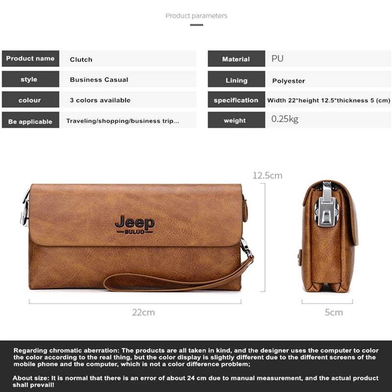 Jeep Buluo Executive Leather Purse