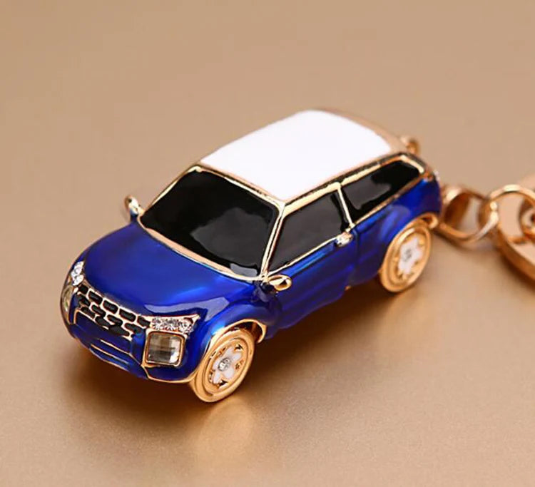 Luxe Mini Car Keychain