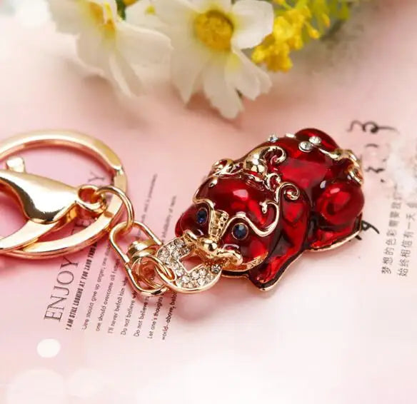 Luxe Mini Car Keychain