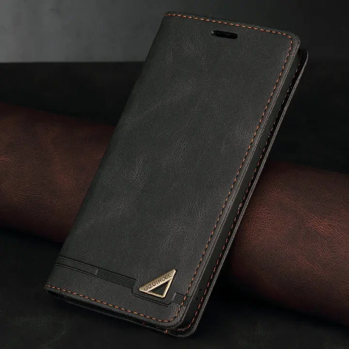 GuardianShield RFID Leather Wallet Case