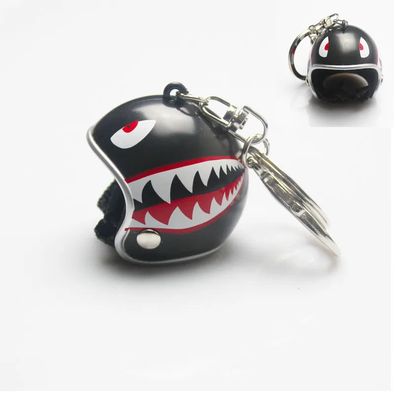 β Mini Helmet Keychain β Colorful Biker Style Charm ποΈ