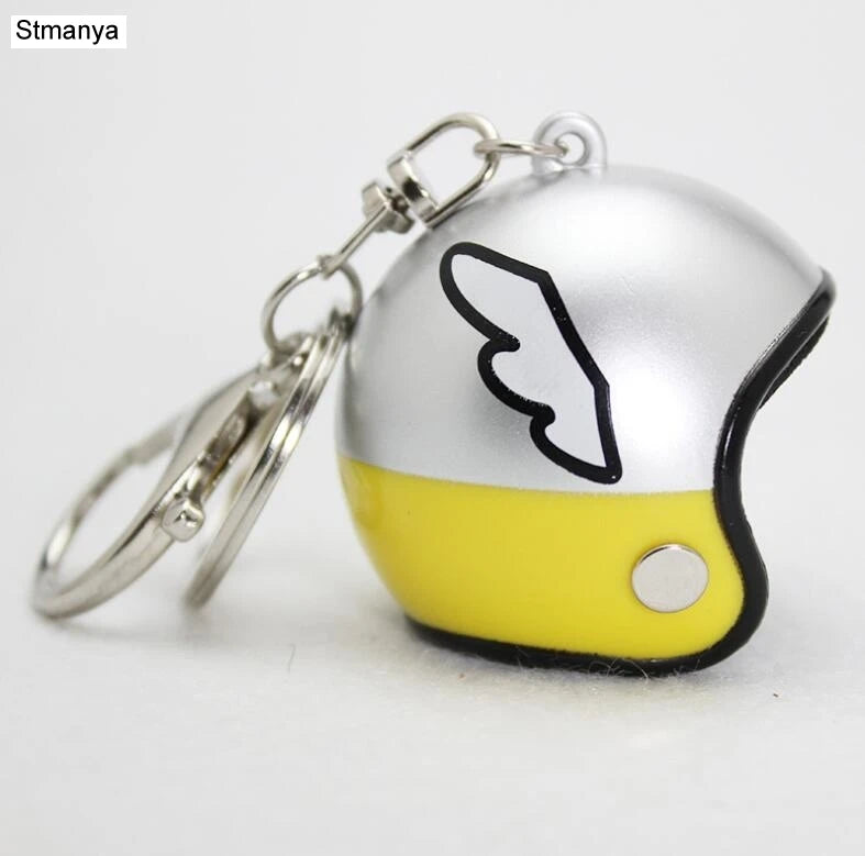 β Mini Helmet Keychain β Colorful Biker Style Charm ποΈ