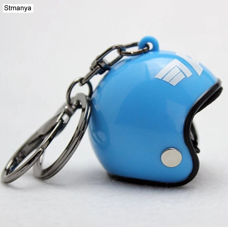 β Mini Helmet Keychain β Colorful Biker Style Charm ποΈ