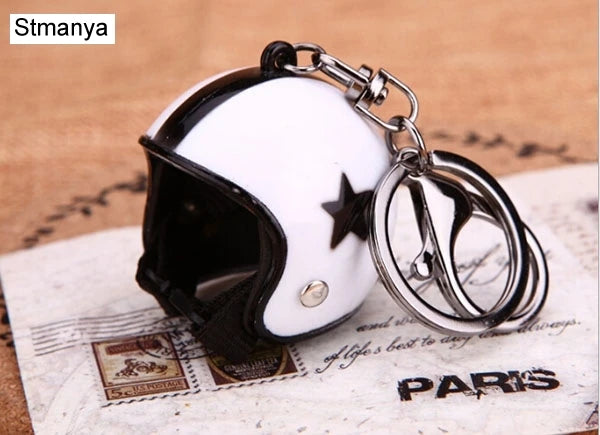 β Mini Helmet Keychain β Colorful Biker Style Charm ποΈ