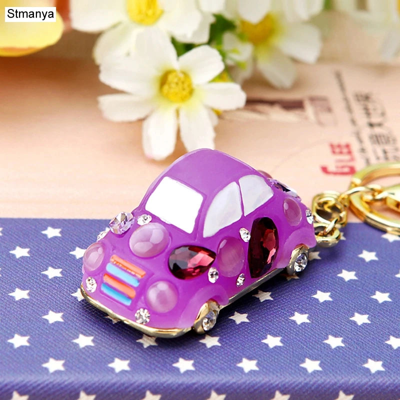 Luxe Mini Car Keychain