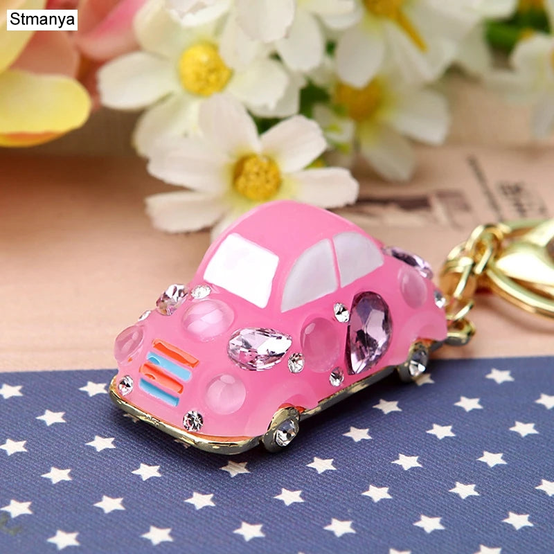 Luxe Mini Car Keychain