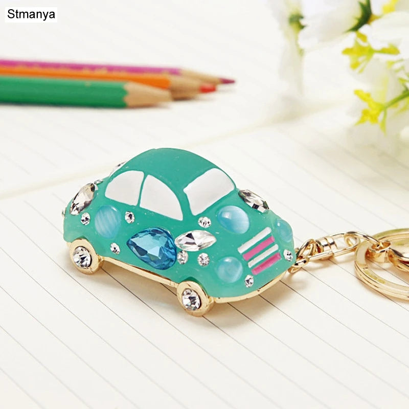 Luxe Mini Car Keychain