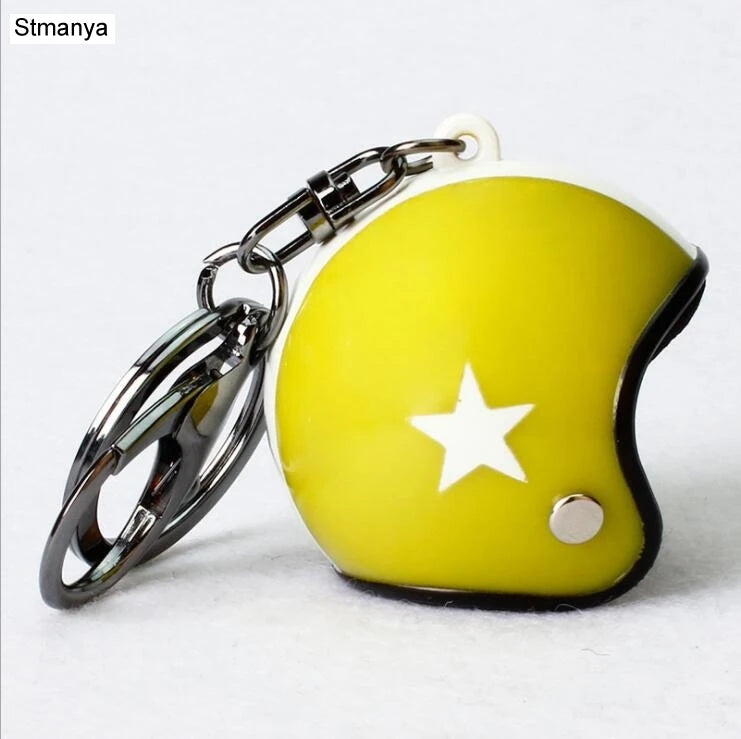 β Mini Helmet Keychain β Colorful Biker Style Charm ποΈ