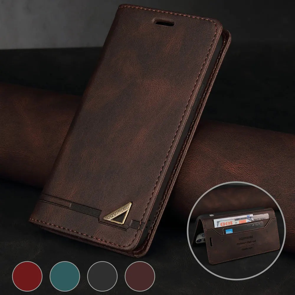 GuardianShield RFID Leather Wallet Case