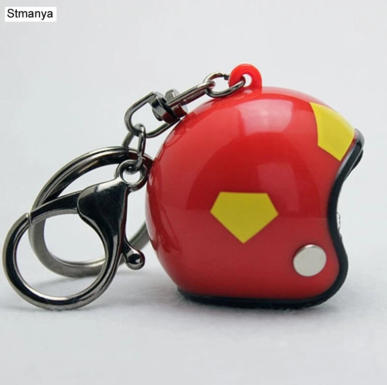 β Mini Helmet Keychain β Colorful Biker Style Charm ποΈ
