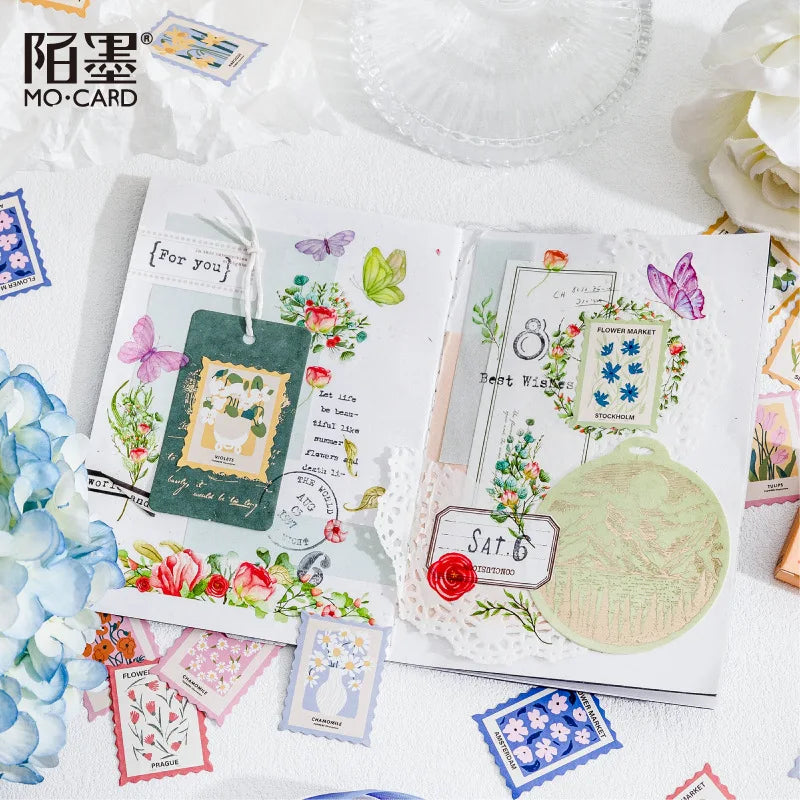 โจ๐ Vintage-Inspired Decorative Stamp Stickers ๐โจ