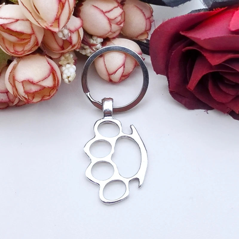 β‘π Mini Metal Knuckle Keychain πβ¨