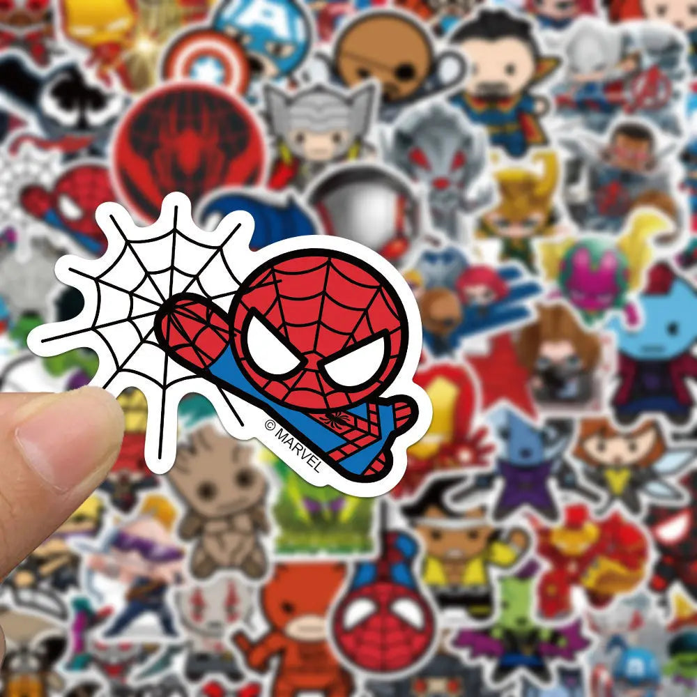 π¦ΈββοΈ Superhero Squad Sticker Pack β 50pcs of Chibi Hero Power! β‘π·