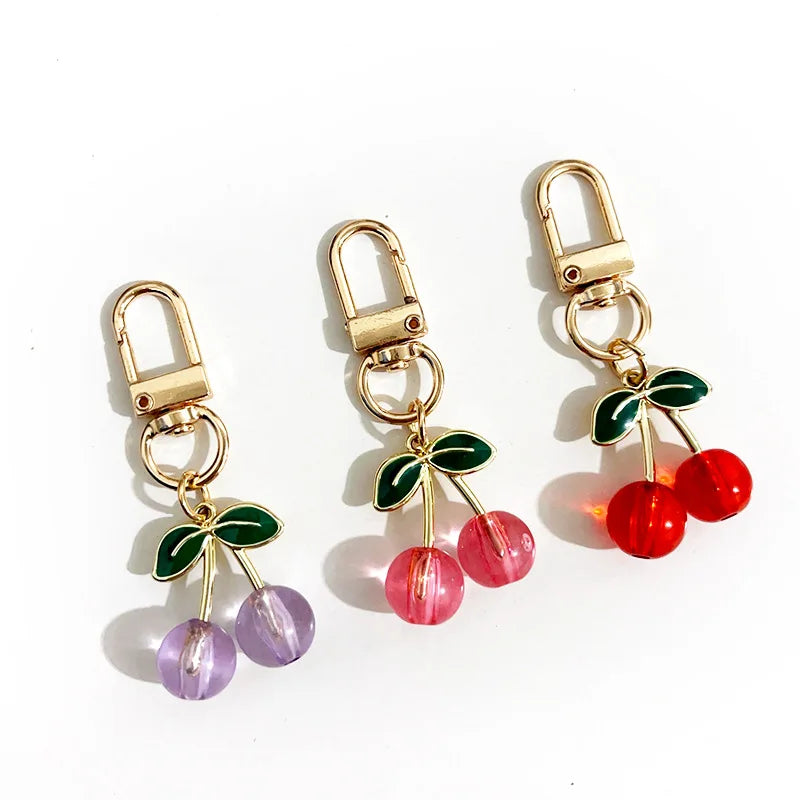 πβ¨ Cute Cherry Charm Keychain β Sweet & Stylish! β¨π