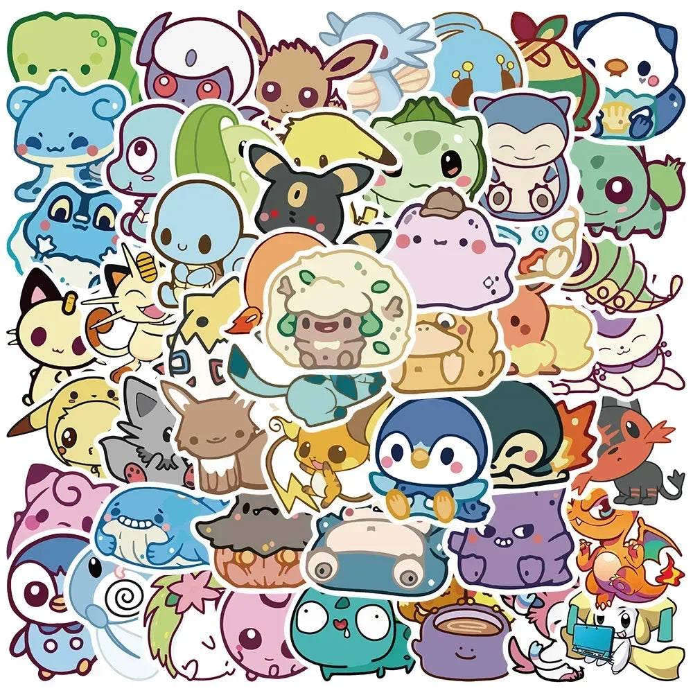 ๐โจ Mega Anime & Gaming Sticker Bundle โ 50pcs โจ๐