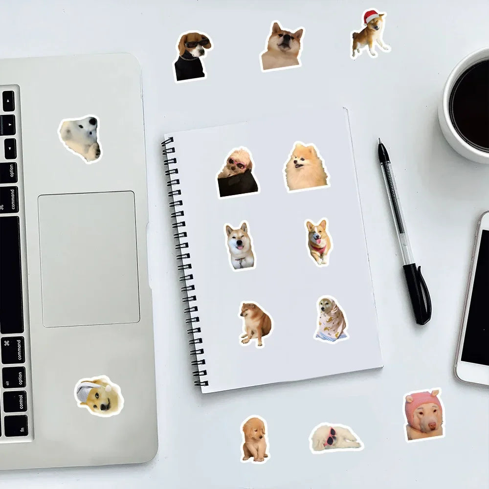 ๐พ Cute Dog Sticker Pack โ 10/50/100pcs of Pure Pup Joy! ๐ถโจ