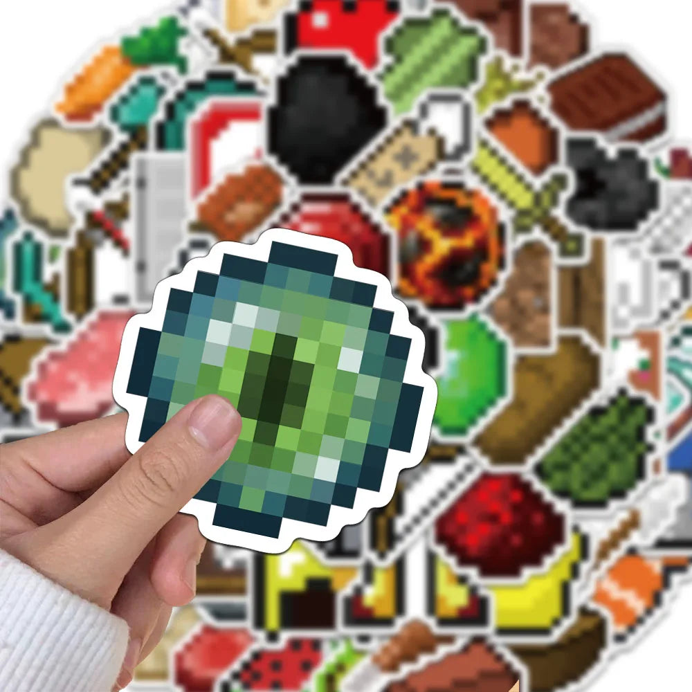 ๐ฎโจ PixelCraft Sticker Pack ๐งฉ๐ช