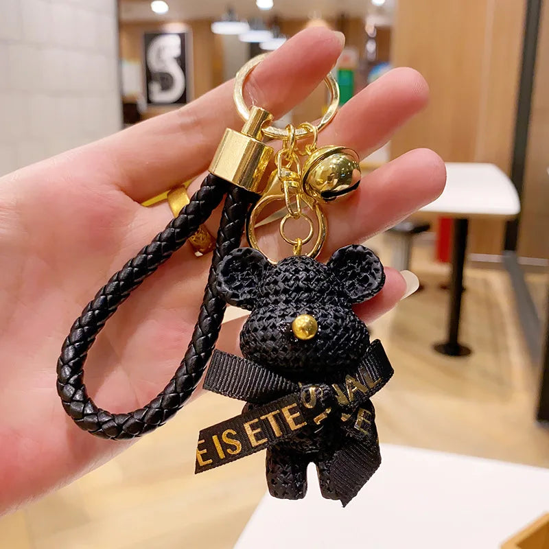 ๐งธ Cyber Bear Keychain โ Futuristic Style with Personality!
