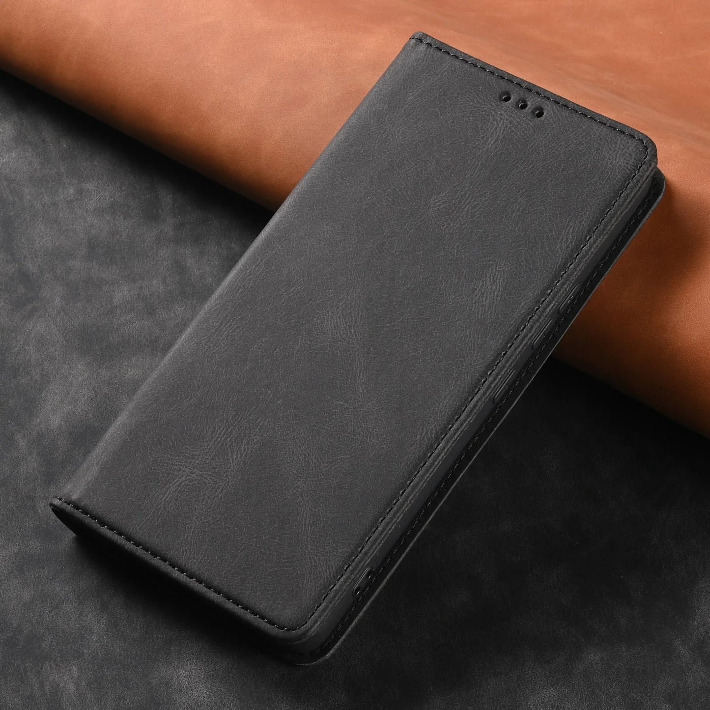 π Elegant Leather Flip Wallet Case β For Samsung Galaxy | Card Holder & Full Protection