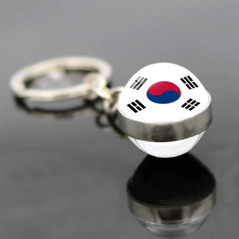 World Flag Keychain