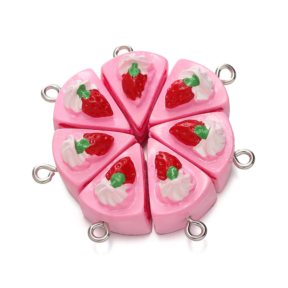🍰✨Miniature Cake Slice Charms – Sweeten Your Style! ✨🍰