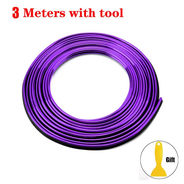 Car Interior & Exterior Decorative Trim Molding – 5M Styling Strip