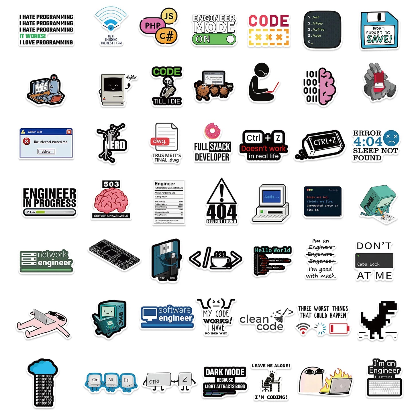 π€£β¨ Funny Meme Animal Sticker Pack β Laughter That Sticks! 50pcs β¨π€£