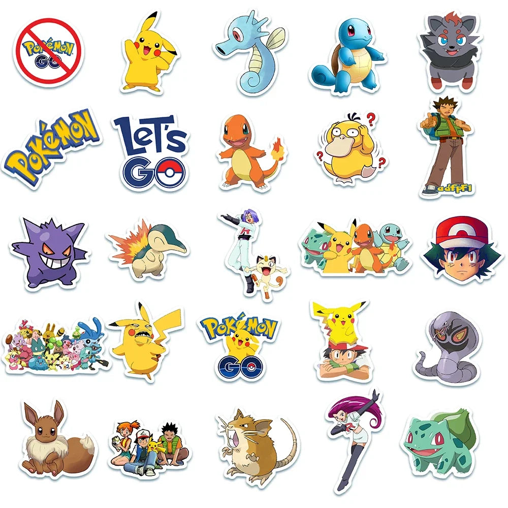 ๐โจ Mega Anime & Gaming Sticker Bundle โ 50pcs โจ๐