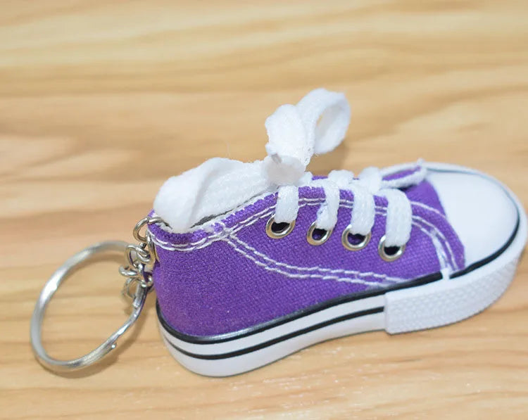 Mini Sneaker Keychain π β Cute & Colorful Accessory for Your Keys or Bags!