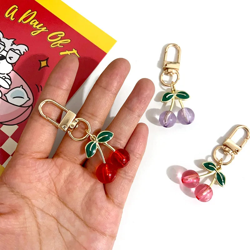 πβ¨ Cute Cherry Charm Keychain β Sweet & Stylish! β¨π