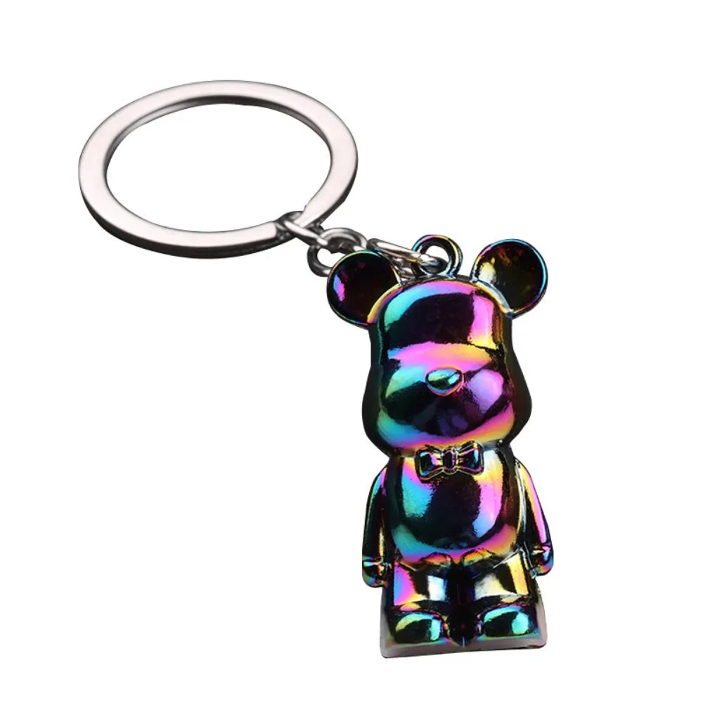 β¨ Stylish Bear Keychain β Metallic Charm with Personality π»