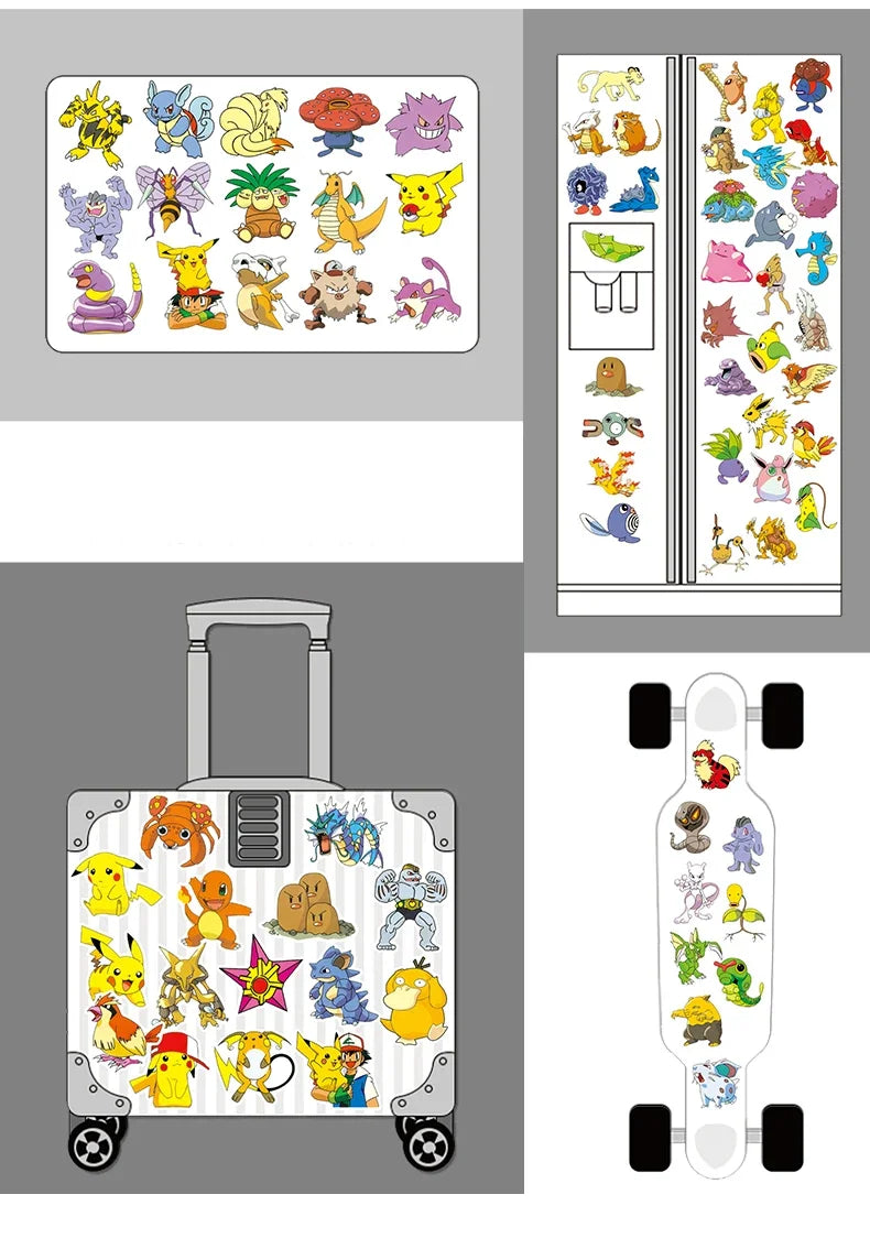 ๐โจ Mega Anime & Gaming Sticker Bundle โ 50pcs โจ๐