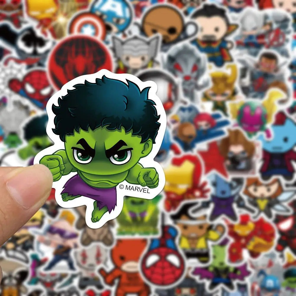 π¦ΈββοΈ Superhero Squad Sticker Pack β 50pcs of Chibi Hero Power! β‘π·