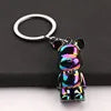 β¨ Stylish Bear Keychain β Metallic Charm with Personality π»