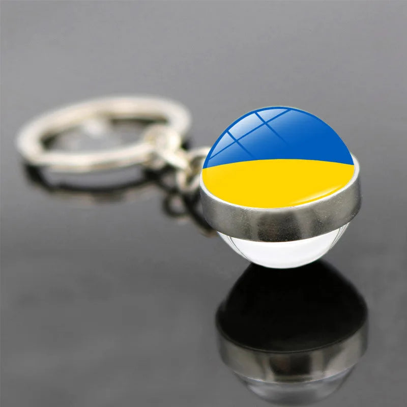 World Flag Keychain