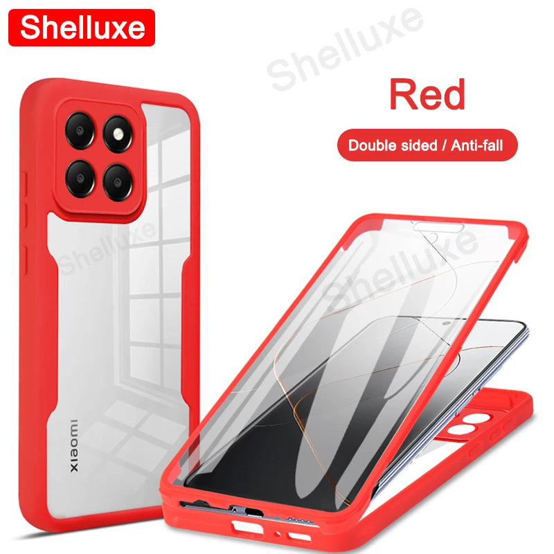 📱Shelluxe 360° Full-Body Magnetic Phone Case – Dual-Sided Glass Protection