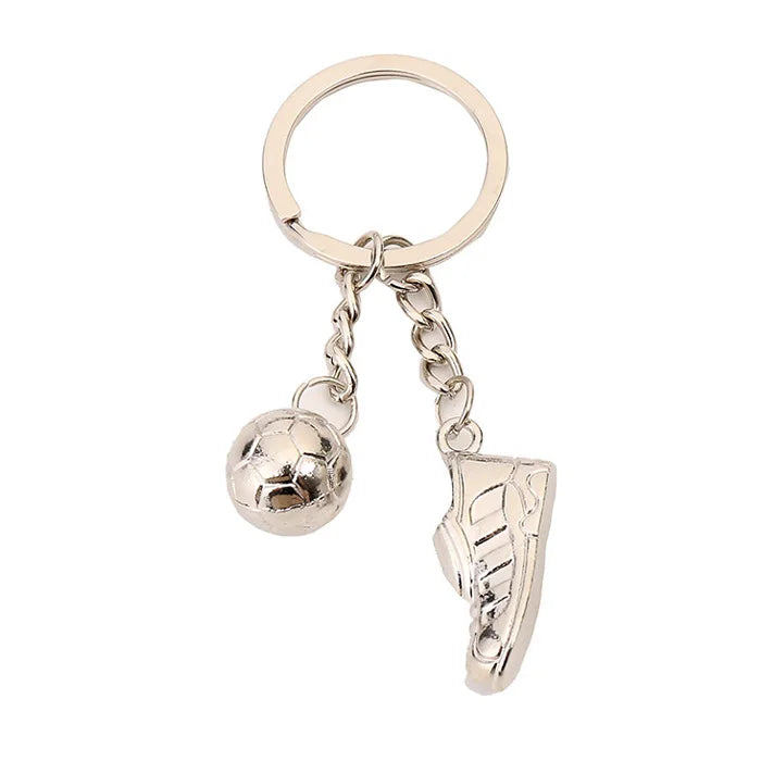 Mini Soccer Shoe And Ball Keychain