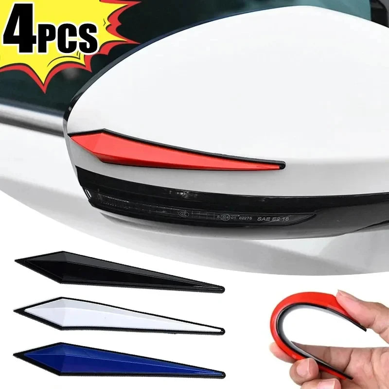 Car Side Mirror Signal Strip Stickers – 4PCS Decorative Reflective Arrows 🚗✨