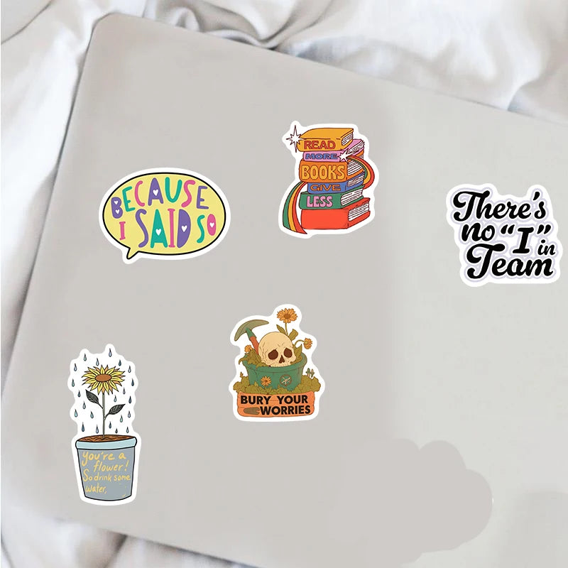😎🗯️ Sassy & Relatable Sticker Pack 50pcs/100pcs! 🗯️😎